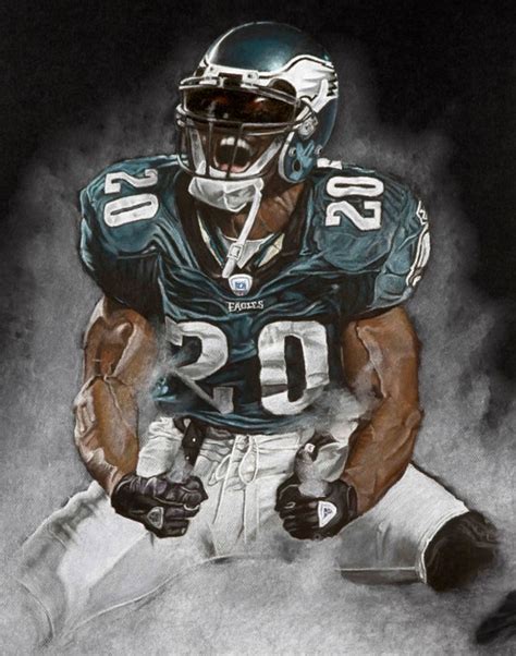 Philadelphia Eagles Brian Dawkins Art Print Wall by SpectorArt