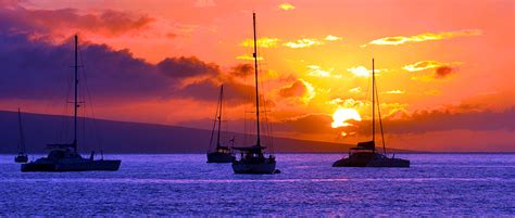 Lahaina Harbor Sunset Cruises, Maui, Hawaii