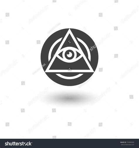 All Seeing Eye God Logo Symbol Stock Vector (Royalty Free) 722890585 | Shutterstock