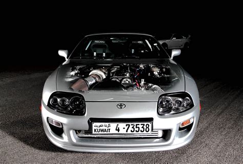 Download Metallic Silver 1994 Toyota Supra Mk4 Wallpaper | Wallpapers.com