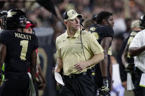 Purdue football coach Jeff Brohm tests presumptive positive for ...