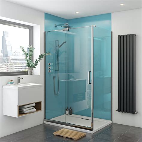 Zenolite plus water acrylic shower wall panel 2440 x 1000 | VictoriaPlum.com