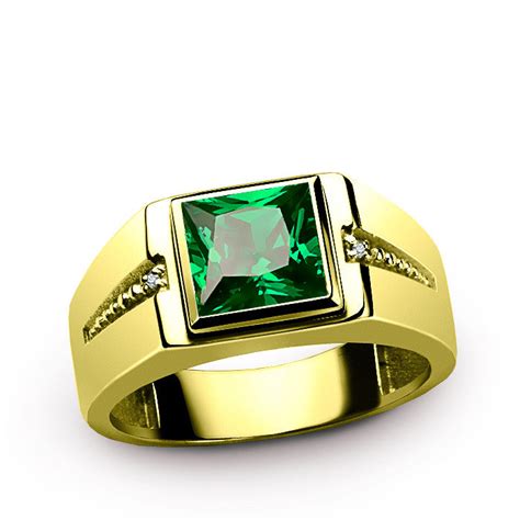 Emerald Ring for Men Latest Designs Discounts – J F M