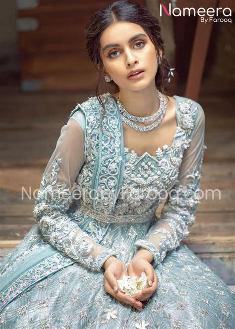 Pakistani Zardosi Work Dress for Bridal Wear Online 2021 – Nameera by Farooq