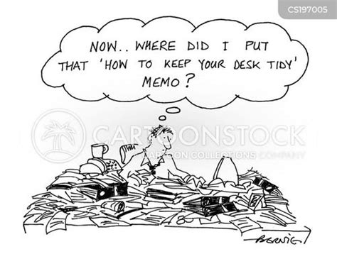 Messy Desk Cartoons and Comics - funny pictures from CartoonStock