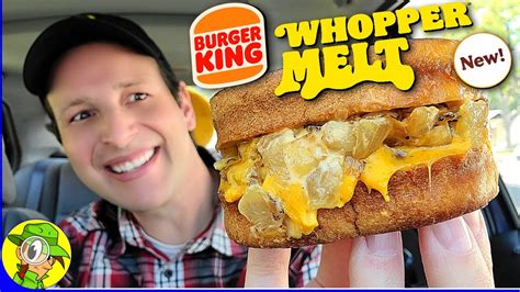 Burger King® 🍔👑 WHOPPER® MELT Review! 🍔🧀🧅 ⎮ Peep THIS Out! 🕵️‍♂️ - YouTube