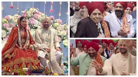 Inside Karan Deol and Drisha Acharya wedding: Dharmendra dances to dhol ...