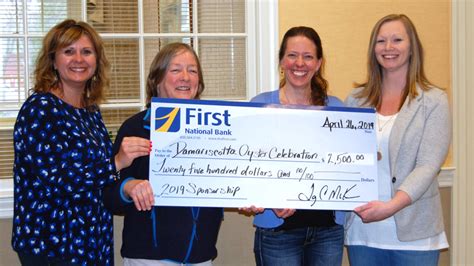 First National Bank Supports Damariscotta Oyster Celebration - The Lincoln County News