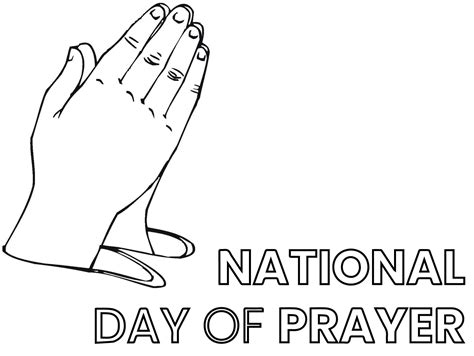 Free Printable National Day of Prayer coloring page - Download, Print or Color Online for Free