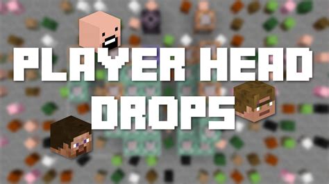 Player Head Drops - Minecraft Data Pack