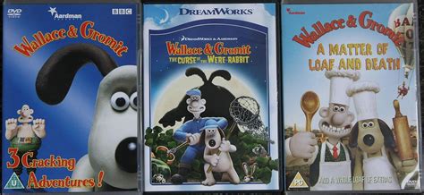 Wallace & Gromit - The Complete Collection and MORE !!! 3 dvds 5 movies: a grand day out + the ...