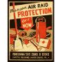 Vintage Air Raid Poster from 1943 (reproduction) | Zazzle.com