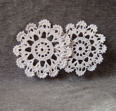 Crochet Snowflakes, Christmas Decor Crochet Snowflakes set of 6 Lacy ...