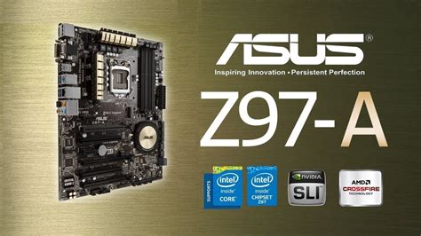 Motherboard Asus Z97-A Gaming LGA 1150 Intel Z97 Review Bios Test Windows 10 Español - YouTube