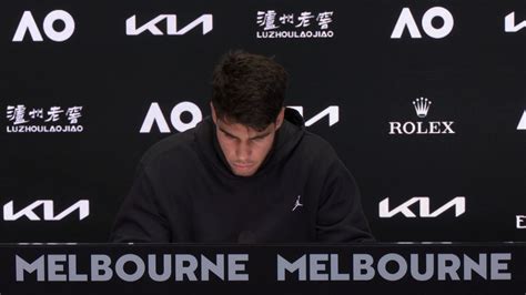 Press Conference: C. Alcaraz; Australian Open 4R | Tennis.com