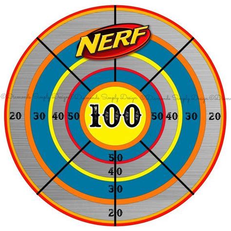 Free Printable Nerf Targets