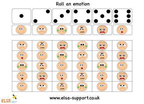 Roll an emotion game | Emotions game, Emotions, Emotional child