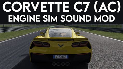 I made a Corvette sound mod for Assetto Corsa using Engine Simulator - YouTube