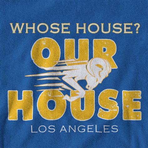 Rams Whose House Our House Style Classic LA Football - Etsy UK