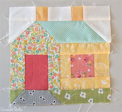 Free House Quilt Block Patterns See This House Block In The Cozy Town Lap Quilt Pattern ...