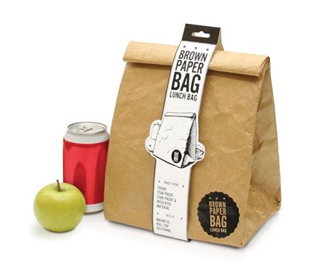 Brown bagging it with a reusable brown paper lunch bag