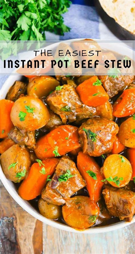 Instant Pot Beef Stew Recipe (Ready in 1 Hour!) - Pumpkin 'N Spice ...