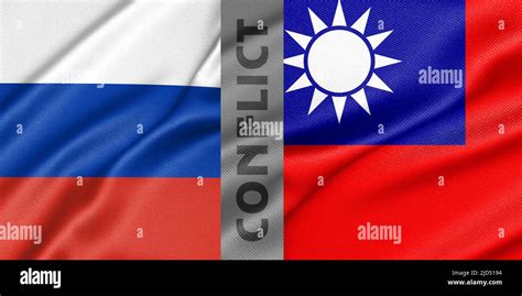 Conflict Russia and Taiwan, war between Russia vs Taiwan, fabric ...