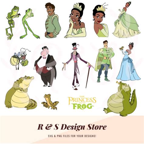 Princess, Frog, New Orleans, Bundle, Svg, Png. - Etsy