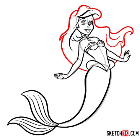 Disney Ariel Pencil Drawing Easy Drawing Pencildrawing Drawing | The ...