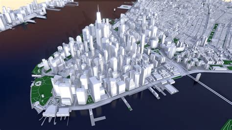 New York CIty 3D Map - Buy Royalty Free 3D model by truekit [638d1f5] - Sketchfab Store