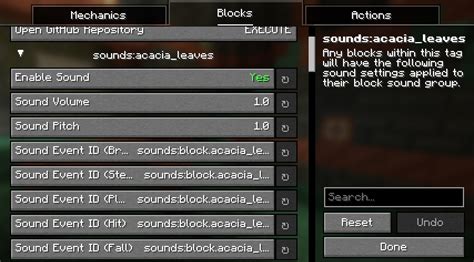 Sounds - Minecraft Mod