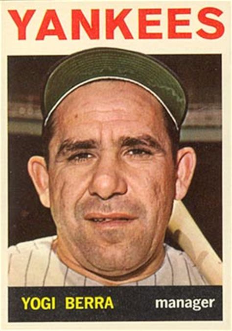 1964 Topps Yogi Berra #21 Baseball Card Value Price Guide