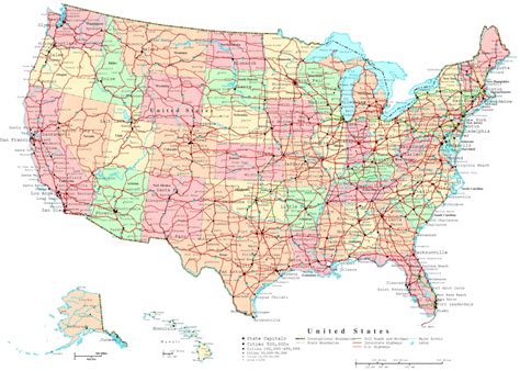 United States Map Of Major Highways Save Printable Us Map With Major ...