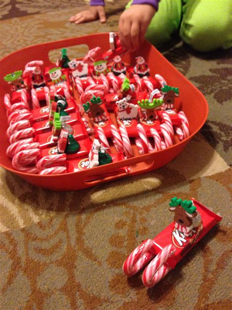 Mini candy sleighs for classroom stocking stuffers. | Easy diy christmas gifts, Christmas candy ...