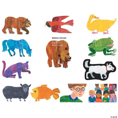 Eric Carle Brown Bear, Brown Bear, What Do You See?™ Flannelboard Set