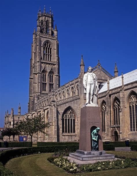 St Botolphs Church, Boston, UK. Stock Photo - Image of parish, ingram ...