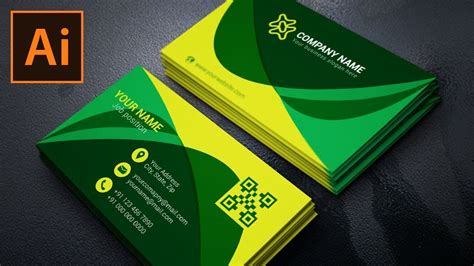 Adobe Illustrator Card Template – Mightyprintingdeals.com