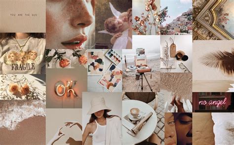 Aesthetic Mac Wallpaper Pinterest : Neutral in 2020 | Aesthetic desktop ...