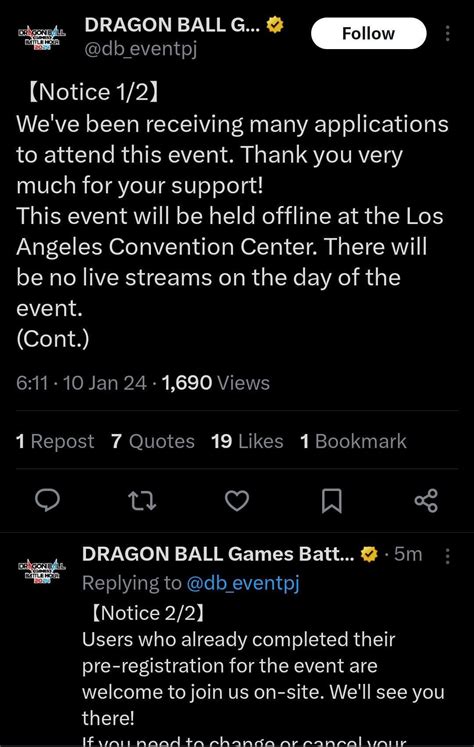 Dragon Ball Games Battle Hour, a event to promote the games of Dragon Ball, including Dokkan ...