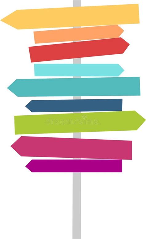 Coloured Signpost Stock Illustrations – 26 Coloured Signpost Stock ...