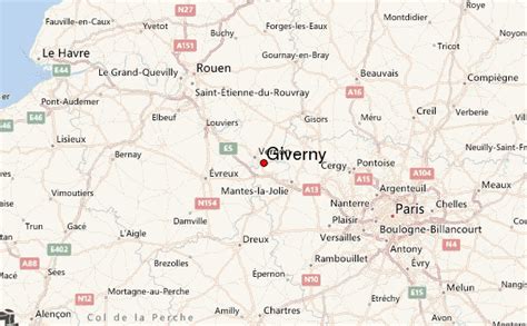 France Map Giverny