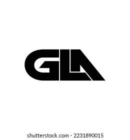 Gla Letter Monogram Logo Design Vector Stock Vector (Royalty Free) 2231890015 | Shutterstock