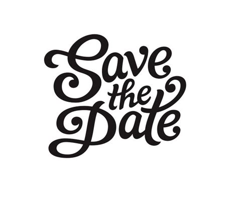 Save the Date vector | Save the date fonts, Save the date, Typography