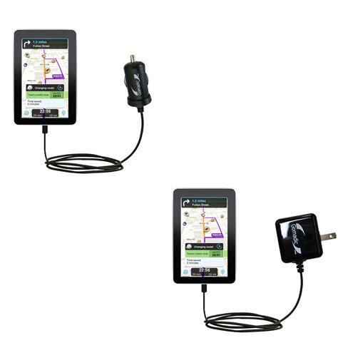 Gomadic Car and Wall Charger Essential Kit suitable for the Zeki 7 Inch Tablet - TBDB763B ...