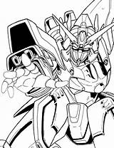 Gundam Printable Coloring Pages sketch template