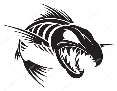 Fish Skeleton Stock Vector Image by ©SlipFloat #21840585