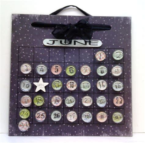 Magnetic calendar from Abbott's Craft & Variety | Magnetic calendar, Crafts, Magnets