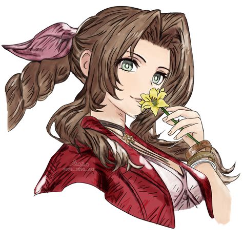 Aerith - Final Fantasy VII by lifesosoart on DeviantArt