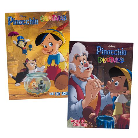 64pg Disney Pinocchio Coloring Book- 2 Assortments - Walmart.com