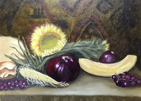 My Oil painting of a harvest | Painting, Oil painting, Artwork